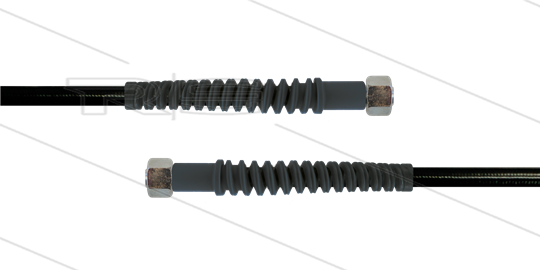 Carwash Titan-Slide Schlauch schwarz DN06 - 3,6m - 2x M14x1,5 (8L) DKOL - 2x SKS - 300 Bar