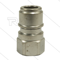 ARS350 - Nippel - Edelstahl - 350 Bar - Ø19,9mm - max 90°C - passend zu Nilfisk-Alto - 1/4&quot; IG