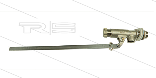 Schwimmerventil - Messing - ohne Schwimmerball - 12 Bar - L=530mm - max 60°C - 1&quot; AG