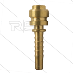 Stecknippel - Messing - DN06 (1/4&quot;) - Nippel &quot;X-TRA&quot; Ø14,2 mm passend zu Alto