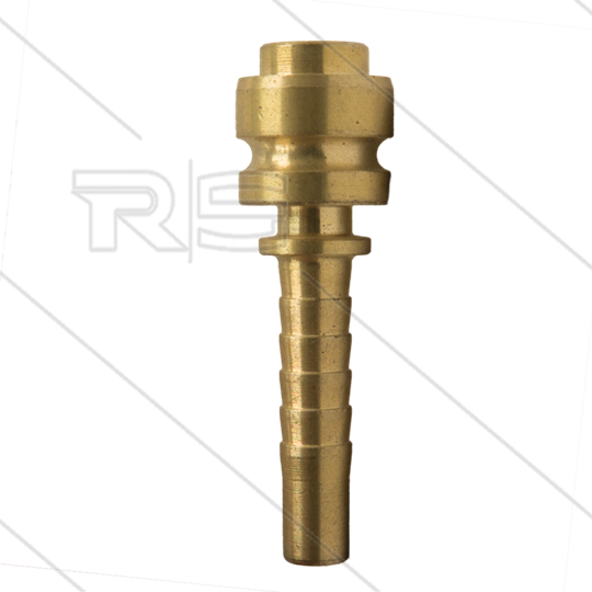 Stecknippel - Messing - DN06 (1/4&quot;) - Nippel &quot;X-TRA&quot; Ø14,2 mm passend zu Alto