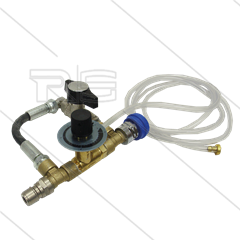 Schauminjektor KEW - RP Ausführung mit Bypass - max 250 Bar - >15 L/min - Einstellbar 0 bis 5 %