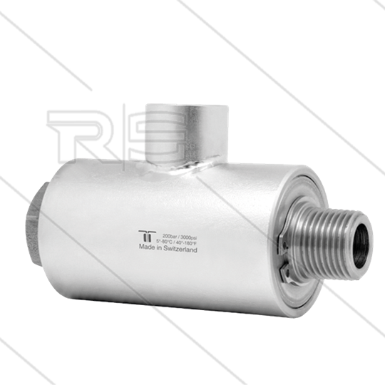 WDRS winkeldrehgelenk - zweifach gelagert - 1&quot; IG x 1&quot; AG - 200 Bar - NW25 - 110 U/min - max 80°C