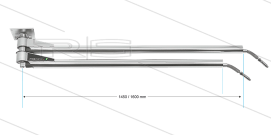 DDP - Doppel-Deckenkreisel - L=1450/1600mm - Anschluss Ein: 1/4&quot; IG x Aus: 1/4&quot; AG