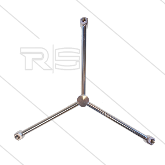 Rotorarm - TKA-3W3 - Ø400mm - 275 Bar - 3/8&quot; IG - Düsen 3 x 1/4&quot; IG