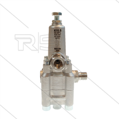 K10.0 - Druckregelventil - 600 Bar - 12 bis 18 l/min - max 60°C - Eingang: 3/8" IG - Ausgang: 3/8" AG