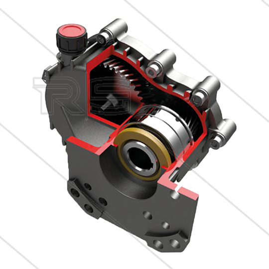 RGB18 - Getriebe - 2.19:1 - bis 13 kW - Welle motor 1" 